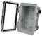 BUD Industries PTQ-11038-C PTQ-11038-C Enclosure Multipurpose PC GREY/CLEAR