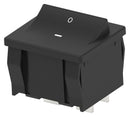 AMP - TE Connectivity 1634200-3 Rocker Switch On-Off Dpst Non Illuminated Panel Mount Black PRE