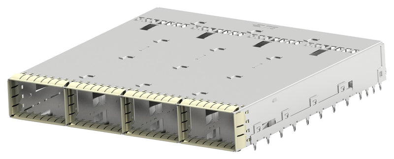 TE Connectivity 2338495-3 Connector Accessory With EMI Springs Cage Assembly AMP Osfp 1X4 I/O Connectors