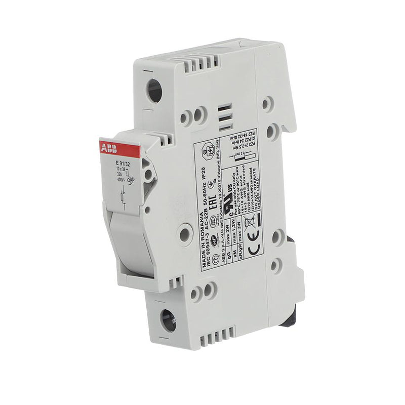 ABB E91/32 E91/32 DIN Rail Fuse Holder 1P 32A 600V