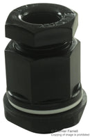 ABB - Adaptaflex 250/92/96-B Cable Gland Metric With Locknut & Washer M16 x 1.5 7 mm 10.5 Nylon (Polyamide) Black