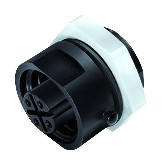 Binder 09-4224-150-04 Circular Connector 692/693 Series Panel Mount Receptacle 4 Contacts Screw Socket Threaded