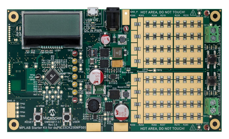 Microchip DM330017-3 DM330017-3 Starter KIT Board 16BIT Dspic MCU