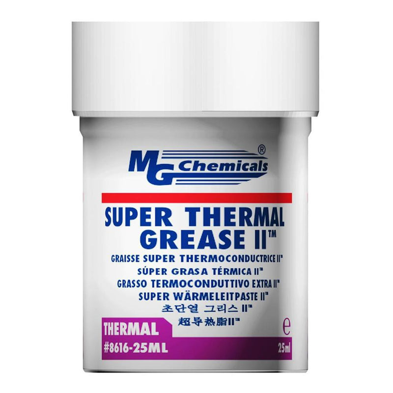 MG Electronics 8616-25ML Non-Silicone Super Thermal Grease II - 1 oz Tub 96Y4924