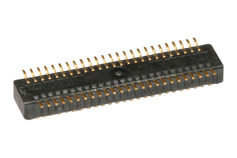 Molex 53885-0608 Mezzanine Connector Receptacle 0.5 mm 2 Rows 60 Contacts Surface Mount Brass