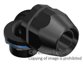 ABB - Thomas & Betts LT938P Conduit Fitting RA Thermoplastic Black 9.53MM