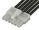 Molex 215322-2061 Cable Assembly Mini-Fit Jr. Plug to 6 Ways 4.2 mm 1 Row 150 5.9 "