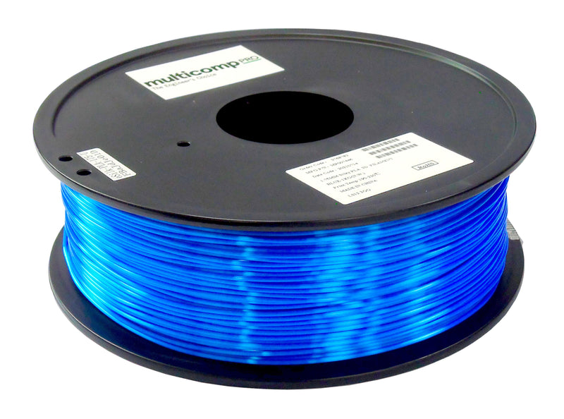 Multicomp PRO MP007446 MP007446 3D Filament Silk PLA 1.75 mm 1 kg Blue