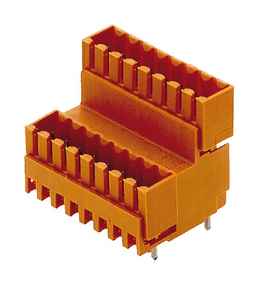 Weidmuller 1891200000 Terminal Block 2 Level Header 3.5 mm 10 Ways 10.5 A 200 V Through Hole Vertical