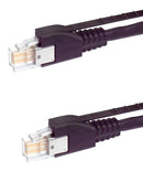 Stewart Connector RJP50030AA-A Ethernet Cable Cat5e RJ Point Five Plug 9.8 ft 3 m Black