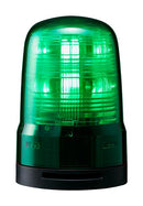 Patlite (U.S.A.) SF08-M1KTB-G Beacon 86DB FLASH/ROTATE Green 80MM