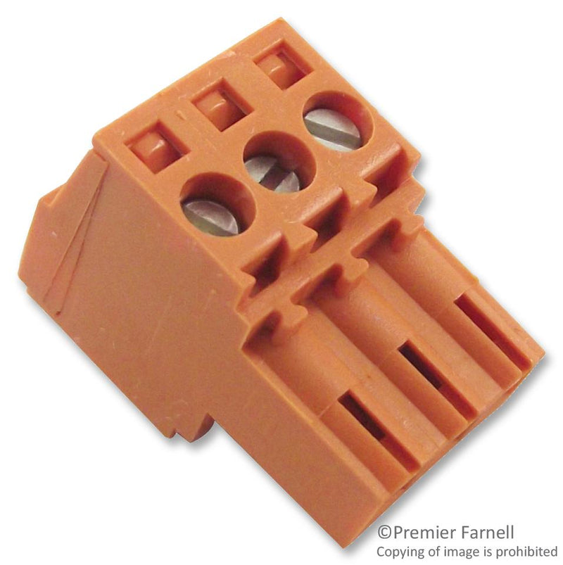 Weidmuller BL 3.5/6 Pluggable Terminal Block 3.5 mm 6 Ways 22AWG to 14AWG 1.5 mm&Acirc;&sup2; Screw 10 A