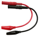 Multicomp PRO MP770287 MP770287 Test Lead Set 4mm Banana Plug Shrouded Alligator Clip 60 VDC 5 A Black Red 185 mm