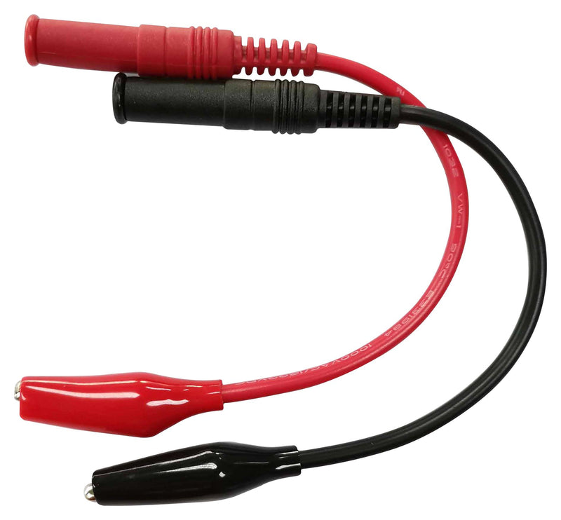 Multicomp PRO MP770287 MP770287 Test Lead Set 4mm Banana Plug Shrouded Alligator Clip 60 VDC 5 A Black Red 185 mm