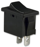 E-SWITCH R1966FBLKBLKEF Switch Rocker Spst 15A 125VAC Black