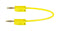 Staubli 28.0039-030-24 Test Lead PVC 2mm Stackable Banana Plug 60 VDC 10 A Yellow 300 mm