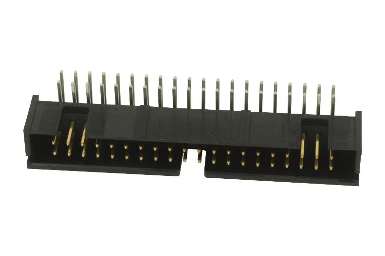 AMP - TE Connectivity 5103310-8 Pin Header Wire-to-Board 2.54 mm 2 Rows 40 Contacts Through Hole Right Angle AMP-LATCH