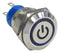 Alcoswitch - TE Connectivity AV1921P624Q04 Vandal Resistant Switch AV19 Anti-Vandal Series 19 mm Dpdt Push On-Push Off