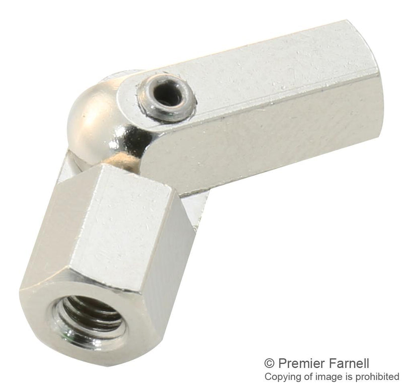 Ettinger 05.23.203 05.23.203 Standoff Nickel Plated Brass M3 Hinged Hex Female 20 mm