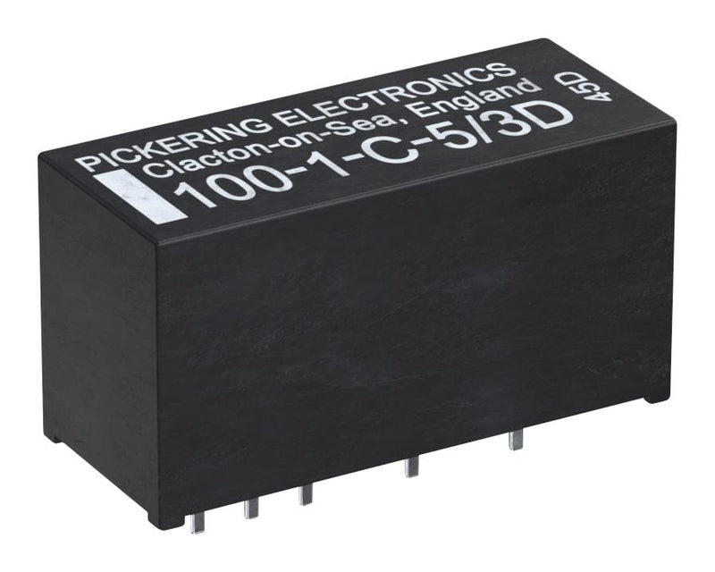 Pickering 101-1-C-5/3D Reed Relay Spdt 5 V 101 Series Through Hole 1.6 Kohm 250 mA