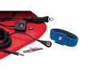 Pomona 6087. ESD Field Service Kit Red Mat Socket Wrist Strap Coil Cord Banana Plug Ground Connector