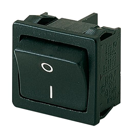 Marquardt 1802.6123 Rocker Switch On-Off Dpst Non Illuminated Panel Mount Black 1800 Series New