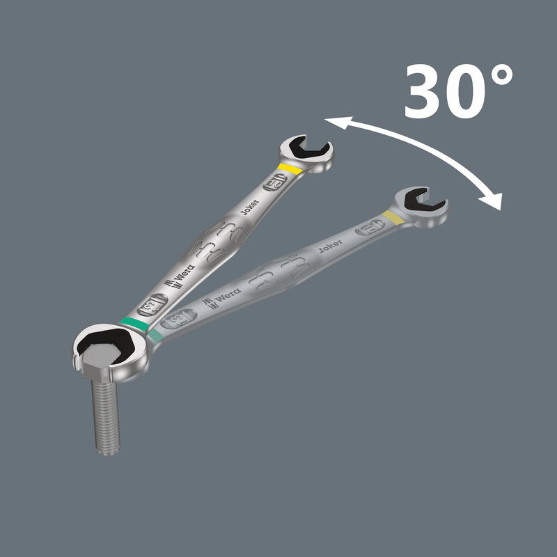 Wera 6002 JOKER 10 + 13 Double OPEN-ENDED Wrench 13MM L-167MM