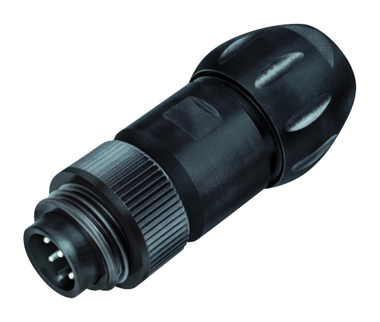 Binder 99-4221-300-04 Circular Connector 692/693 Series Cable Mount Plug 3 Contacts Screw Pin Threaded