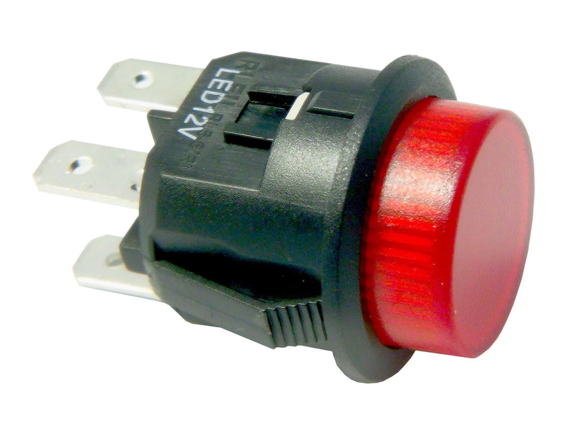 Multicomp PRO MP008558 MP008558 Pushbutton Switch 20 mm Dpst On-Off Round Red New