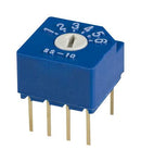 Nidec Copal Electronics SS-10-16NP-E Rotary Switch Through Hole 6 Position 1 Pole 22.5 &deg; SS-10