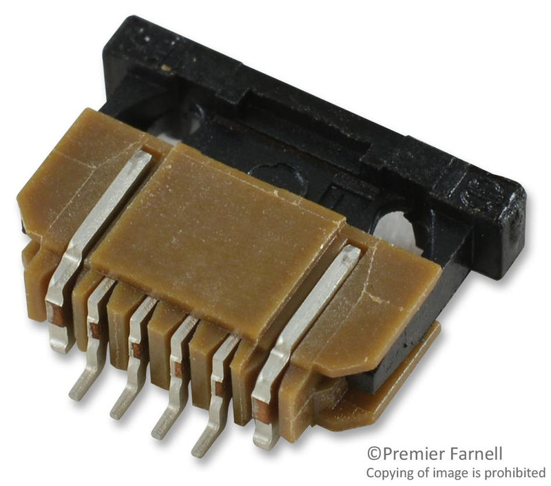 AMPHENOL ICC (FCI) SFW4R-1STE1LF FFC/FPC CONNECTOR, 4POS, 1ROW