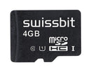 Swissbit SFSD004GN1AM1TO-I-5E-22P-STD Flash Memory Card 3D Pslc Microsdhc UHS-1 Class 10 4 GB S-56u Series