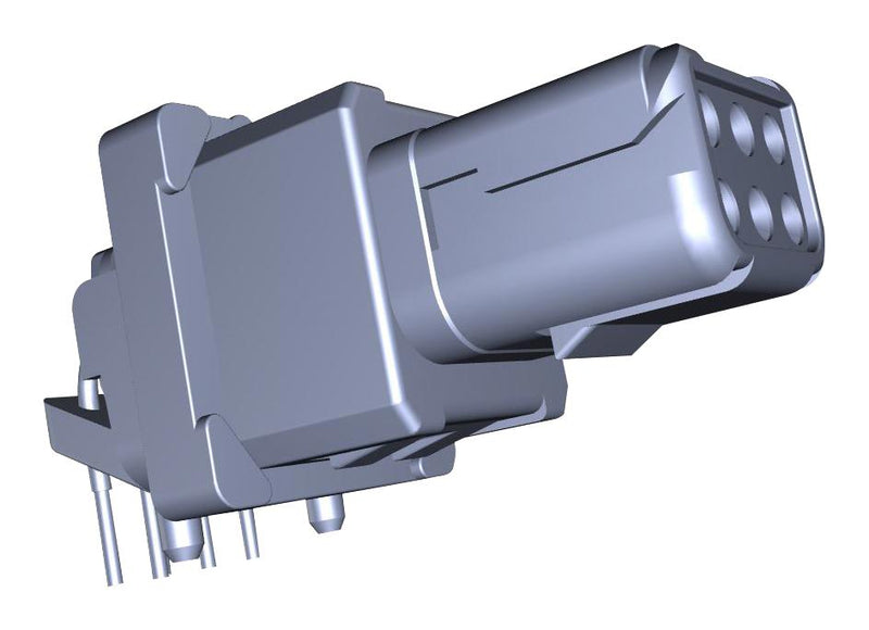 Deutsch - TE Connectivity D369-B66-NS4 D369-B66-NS4 WTB Conn Rcpt 6POS 2ROW 2.54MM