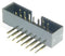 Multicomp PRO MP008643 Pin Header Wire-to-Board 2 mm Rows 14 Contacts Through Hole Right Angle MCP 2MM RA