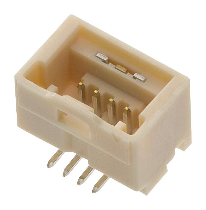 Molex 201648-0040 Wire-To-Board Connector 1.5 mm 4 Contacts Header Spot-On 201648 Series Surface Mount 1 Rows