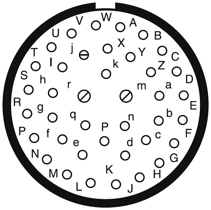 Amphenol Aerospace D38999/20MG39PN-LC D38999/20MG39PN-LC Circular Connector MIL-DTL-38999 Series III Wall Mount Receptacle 39 Contacts