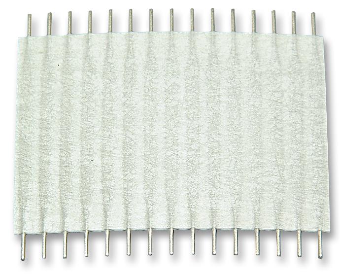 TE CONNECTIVITY FSN-24A-15 Ribbon Cable, Jumper Nomex Cable, Straight Pin, Straight Pin, 15 Ways, 4 ", 101.6 mm, 2.54 mm