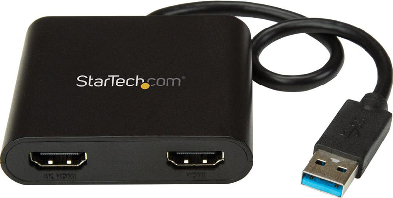 Startech USB32HD2 USB32HD2 Adapter USB 3.0 to Dual 4K Hdmi New