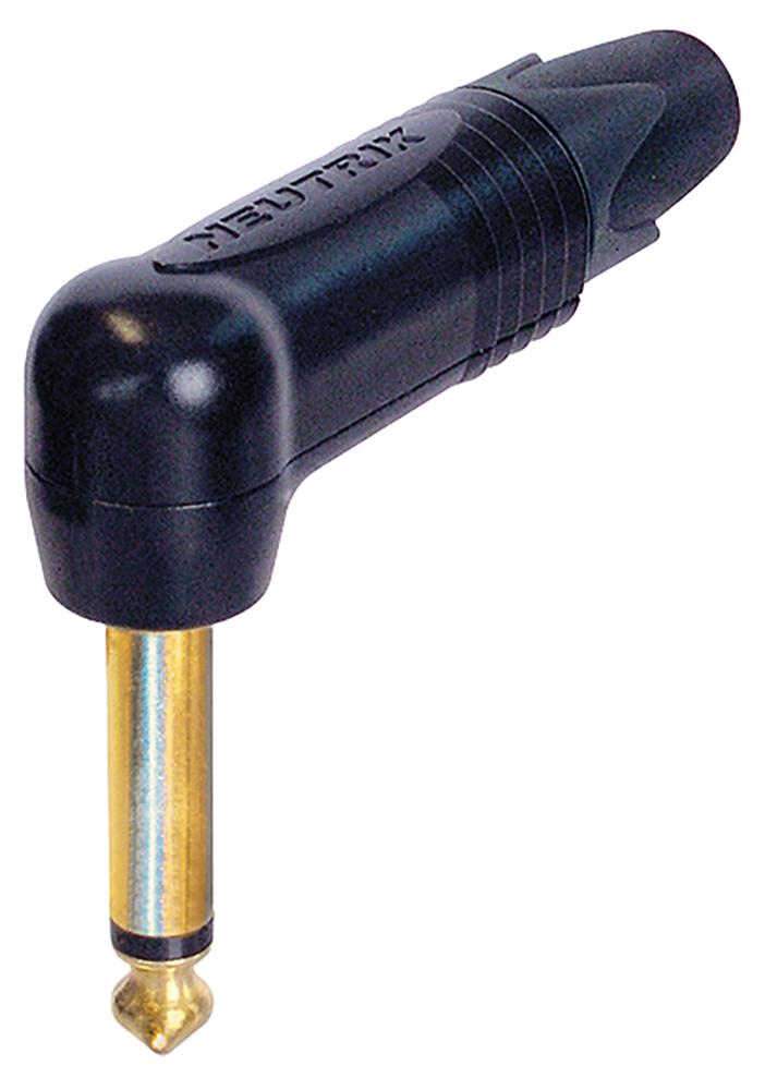 Neutrik NP2RX-B NP2RX-B Phone Audio Connector Professional 2 Contacts Plug 6.35 mm Cable Mount Gold Plated