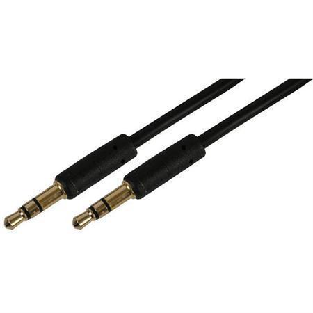 PRO Signal PSG03743 Cable 3.5MM Stereo Plug 1.5FT Black