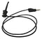 Multicomp PRO MP770810 MP770810 Grabber to Banana Plug Test Lead Hook Clip 4mm Stackable 23.62 " 600 mm Black