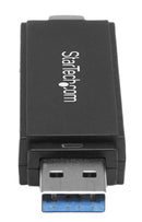 Startech SDMSDRWU3AC Memory Card Reader USB-C/USB-A USB 3.0 5 Gbps 2 TB