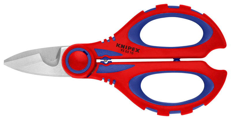 Knipex 95 05 10 SB Scissor Electrician Polished 6 mm Cutting Capacity 190 Overall Length