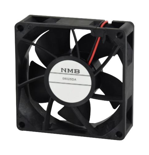 NMB Technologies 08025DA-24P-AA-00 DC Axial Fan 24 V Square 80 mm 25.4 Ball Bearing 73 CFM