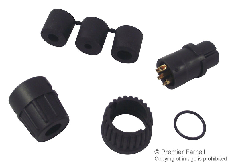 SWITCHCRAFT/CONXALL 6282-5SG-3DC Circular Connector, Mini-Con-X Series, Cable Mount Receptacle, 5 Contacts, Solder Socket