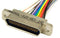 GLENAIR MWDM2L-37S-6E5-18.0B Micro D Cable Assembly, Micro-D Socket, 37 Way, Free Ends, 18 ", 457 mm, Multi-coloured