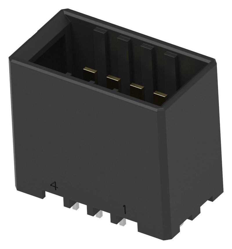 TE Connectivity 1903601-2 Rectangular Connector Dynamic D-3100 8 Contacts Header 3.81 mm Through Hole 2 Row