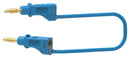 Tenma 72-13838 Test Lead 4mm Stackable Banana Plug 70 VDC 36 A Blue 2 m