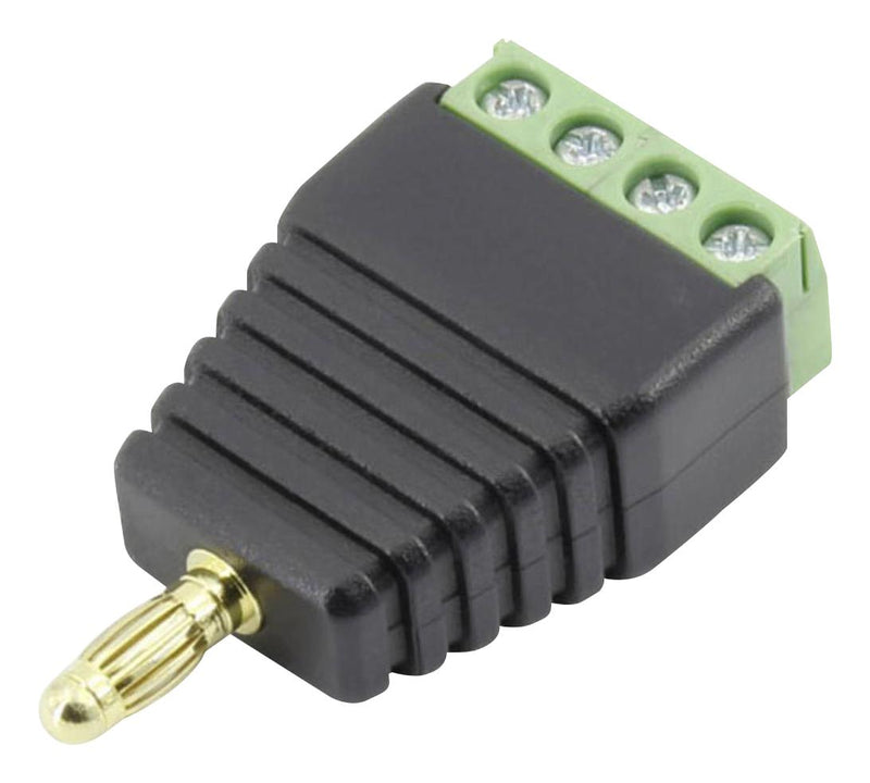 Clever Little BOX CLB-JL-8154 Banana Test Connector Plug Cable Mount 15 A 30 VDC Gold Plated Contacts