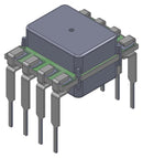 Amphenol ALL Sensors ELVH-M100D-HNND-C-NAA4 Pressure Sensor 100 Mbar Analogue Differential 3.3 VDC 2.1 mA